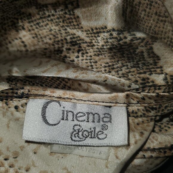 VTG Cinema Exoile Natural Tones Nightgown || Med || EUC - Picture 11 of 13
